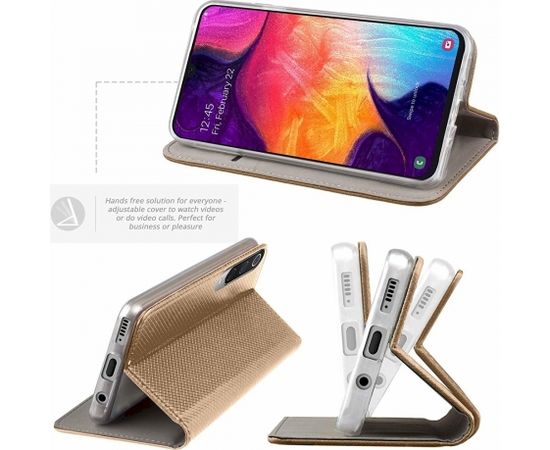 Fusion Magnet case Grāmatveida maks Xiaomi Mi 11 Lite 4G / Mi 11 Lite 5G zeltains