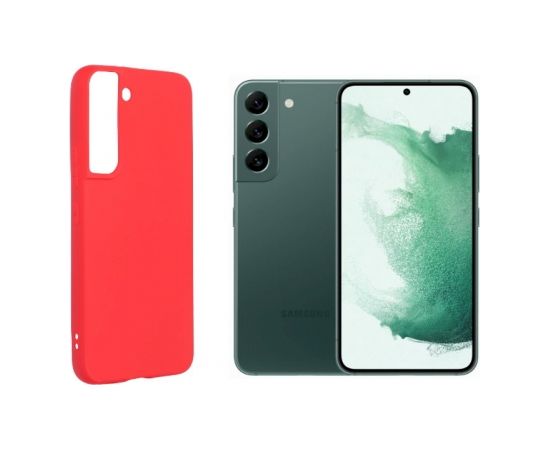 Fusion soft matte back case силиконовый чехол для Samsung S906 Galaxy S22 Plus + красный