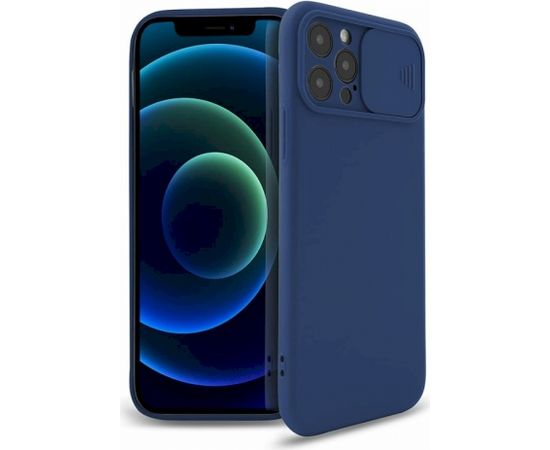 Fusion Camera Protect силиконовый чехол для Apple iPhone 13 Pro Max синий