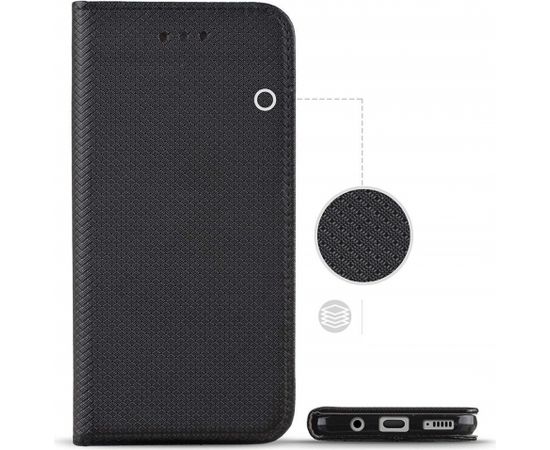 Fusion Magnet Case grāmatveida maks telefonam Xiaomi 12 Pro 5G melns