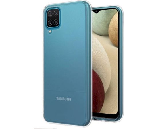 Fusion Ultra Back Case 2 mm izturīgs silikona aizsargapvalks Samsung A125 Galaxy A12 caurspīdīgs