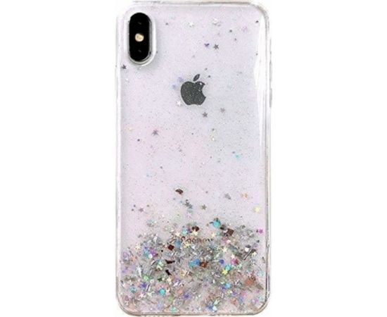 Fusion glue glitter silikona aizsargapvalks Apple iPhone 13 Pro caurspīdīgs