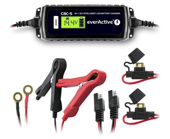 Car charger everActive CBC5 6V/12V Akumulatoru lādētāji, starteri