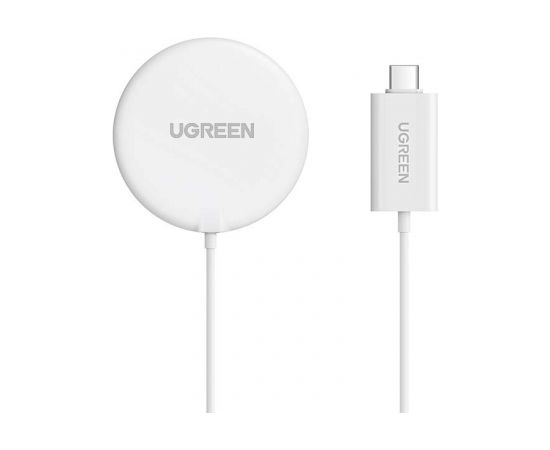Wireless Charger UGREEN CD245, 15W (white)