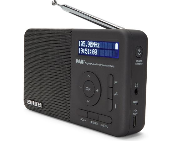 Aiwa RD-40DAB/BK black Radio, Radio pulksteņi