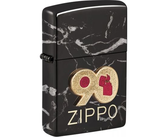 Zippo šķiltavas 49864 Zippo 90.gadadienai veltīts speciāls piemiņas iepakojums