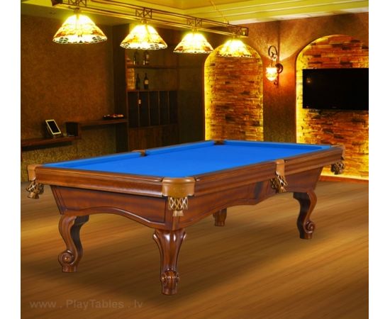 Billiard Table, Pool, York, 8 ft., antique brown