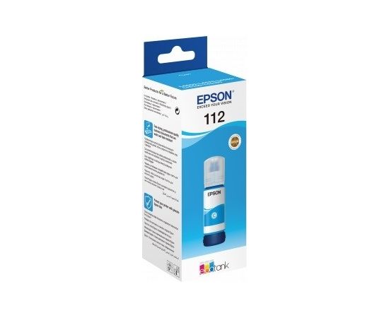 Epson 112 ECOTANK PIGMENT CYAN INK BOTTLE (C13T06C24A)