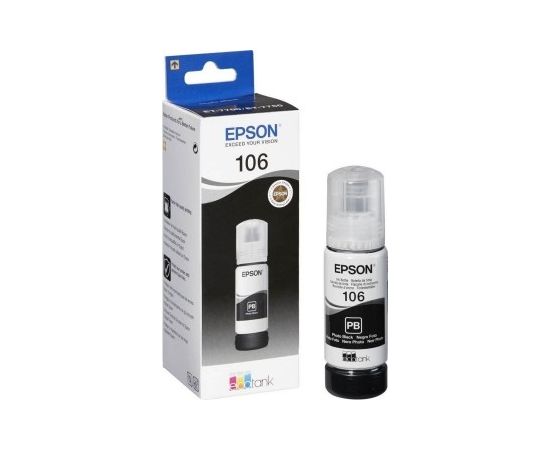 Epson 106 ECOTANK PHOTO BLACK INK BOTTLE (C13T00R140)