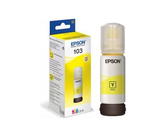 Epson 103 ECOTANK YELLOW INK BOTTLE (C13T00S44A)