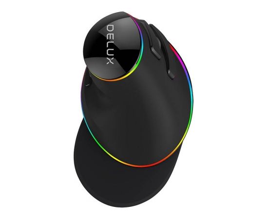 Wired Vertical Mouse Delux M618Plus 4000DPI RGB