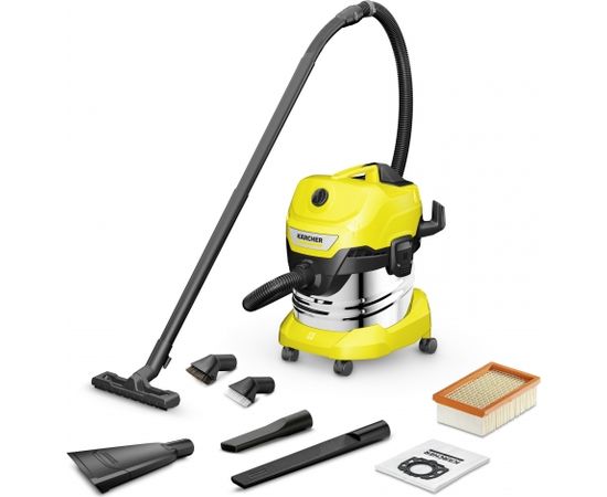 Karcher WD 4 S V-20/6/22 Car *EU Putekļsūcējs slapjai un sausai uzkopšanai