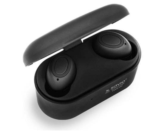 Savio TWS-04 Wireless Bluetooth Earphones Black,Graphite