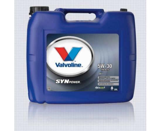 Motoreļļa  SYNPOWER DX1 5W30 20L, Valvoline