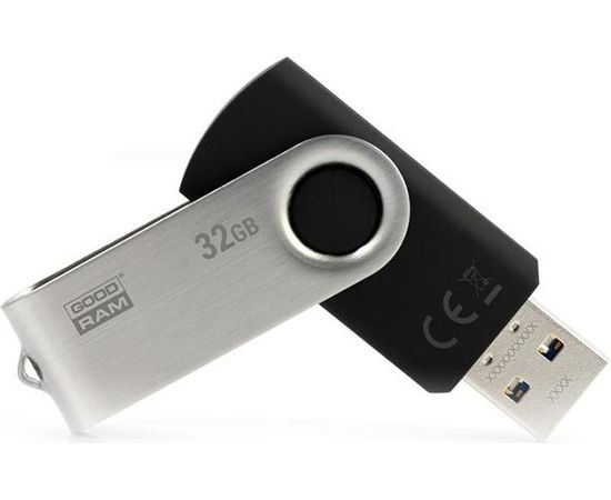 Goodram 32GB UTS3 Black USB3.0 Zibatmiņa (Ir veikalā)