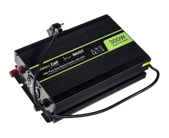 Green Cell INV07 power adapter/inverter Auto 300 W Black