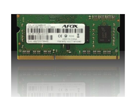 AFOX SO-DIMM DDR3 4GB memory module 1600 MHz