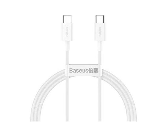 CABLE USB-C TO USB-C 1M/WHITE CATYS-B02 BASEUS