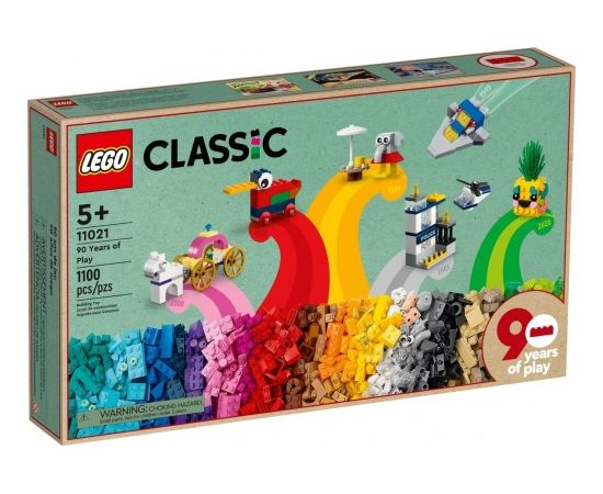 LEGO Classic90 rotaļāšanās gadi (11021)