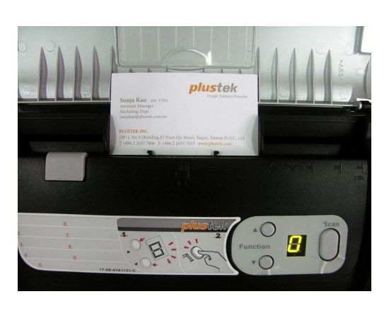 Plustek SmartOffice PS286 Plus ADF scanner 600 x 600 DPI A4 Black, Silver