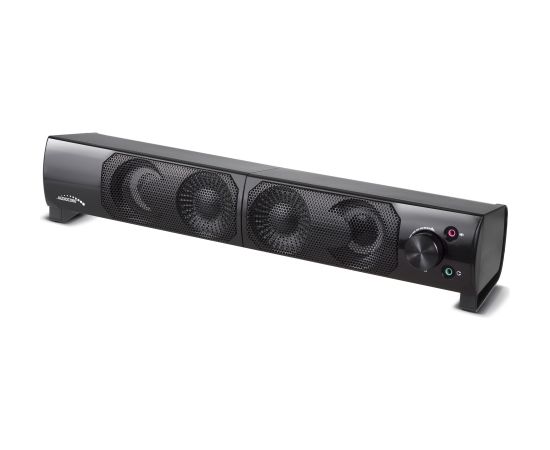 Audiocore 2 in 1 PC Speaker Soundbar Computer RGB LED Backlight Stereo Gaming USB 2 x 3W AUX 3.5 mm