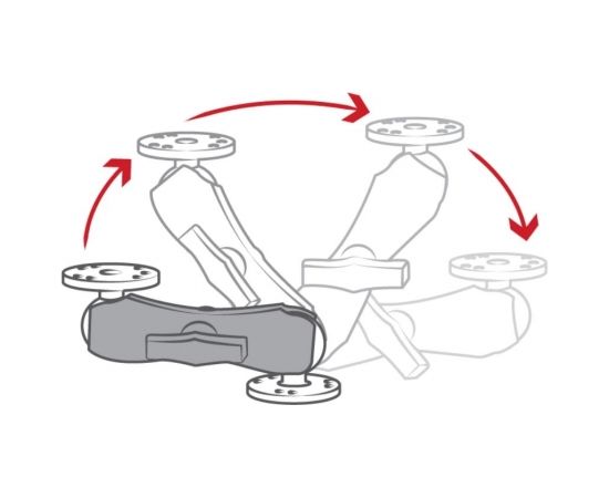 Ram Mounts RAM MOUNT Medium mounting arm RAM-201U