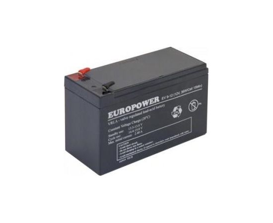 BATTERY 12V 9AH VRLA/EV9-12 T2 EUROPOWER EMU