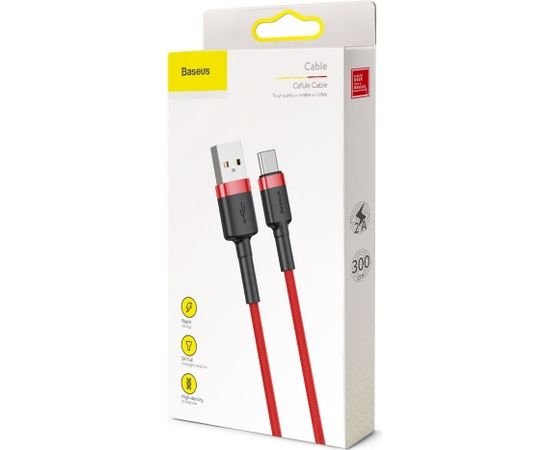 Baseus Cafule USB-C Cable 2A 3m (Red)