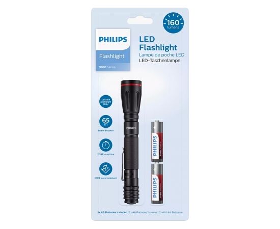 PHILIPS LED lukturis, melns - SFL1001P/10