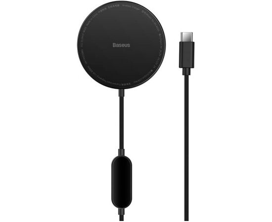 Inductive wireless charger Baseus Simple Mini2 15W (black)