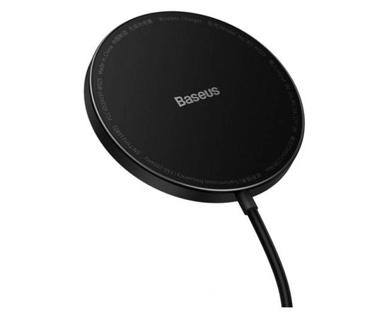 Inductive wireless charger Baseus Simple Mini2 15W (black)