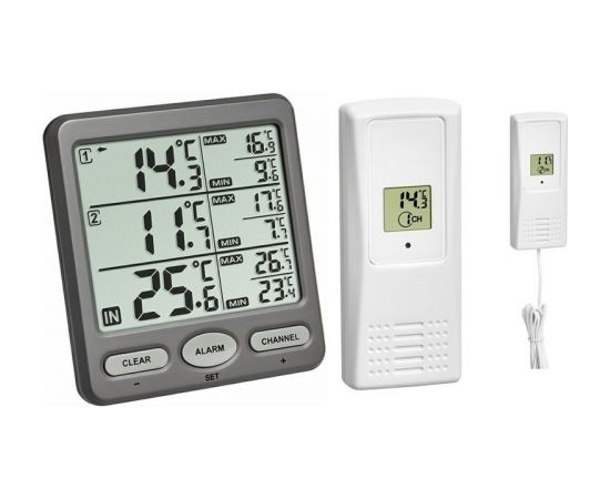 Klimata monitors TFA 30.3062.10 Trio Wireless Thermometer - 30.3062.10