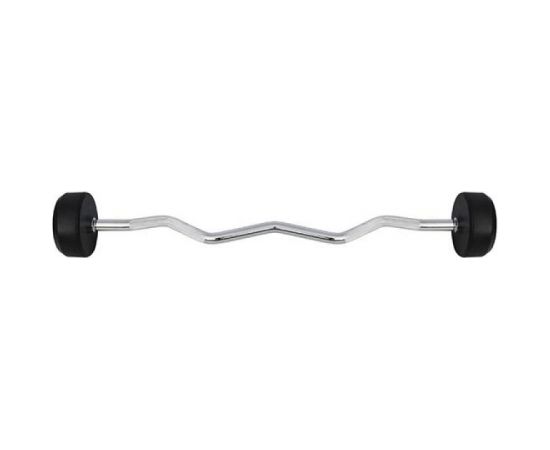 Barbell / Fixed neck Rubberized GSL-40 40 KG HMS