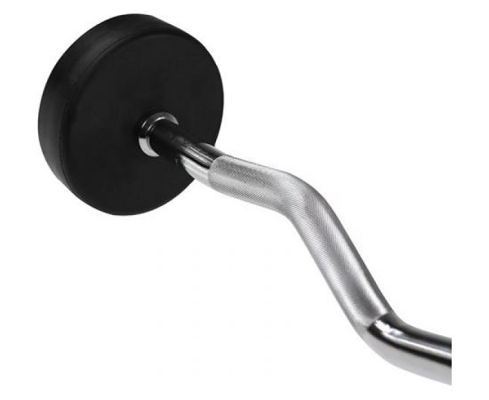 Barbell / Fixed neck Rubberized GSL-40 40 KG HMS