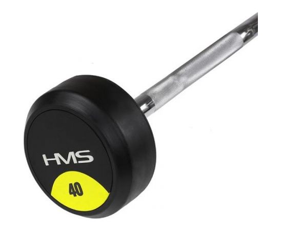 Barbell / Fixed neck Rubberized GSL-40 40 KG HMS