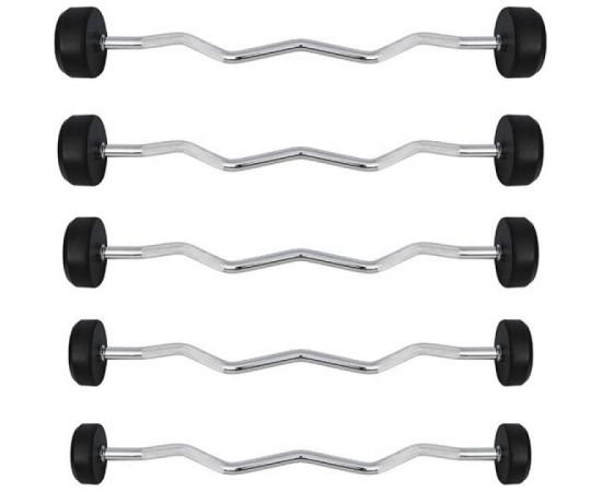 HMS GSL-50 50 kg rubber bar, broken bar