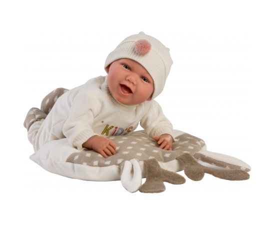 Llorens Lelle Mimi 42 cm (raud, runā, ar mānekli, mīkstais ķermenis, lokas rokas un kājas) Spānija LL74028