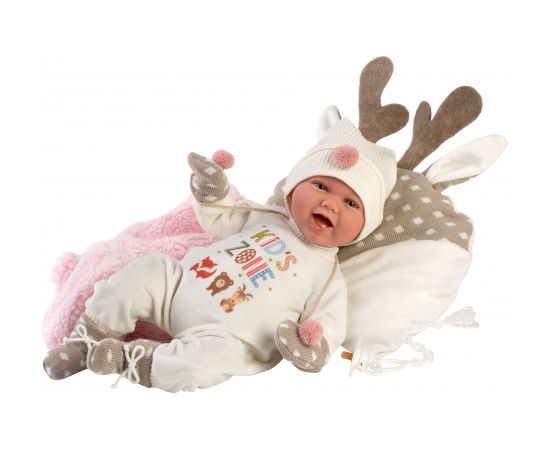 Llorens Lelle Mimi 42 cm (raud, runā, ar mānekli, mīkstais ķermenis, lokas rokas un kājas) Spānija LL74028