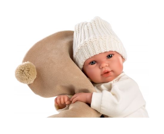 Llorens Кукла младенец с одеялом 36 см (плачет, говорит, с соской, мягкое тело) Испания LL63645