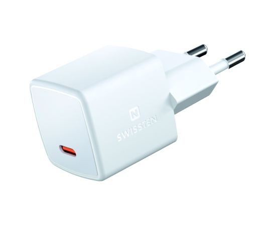 Swissten GaN Mini Tīkla Lādētājs USB-C 25W PD