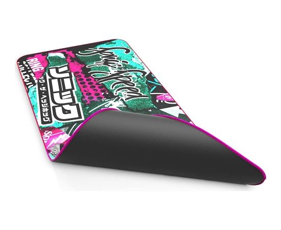 Energy Sistem Gaming Mouse Pad ESG Sonic Graffiti (XXL size, Anti-slip rubber base)