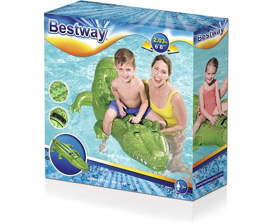 Bestway Crocodile Ride-on 41011 Piepūšamās pludmales preces