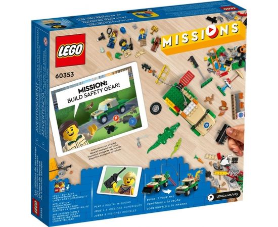 LEGO City Savvaļas dzīvnieku glābšanas misijas (60353)
