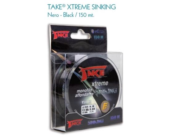 Lineaeffe Grimstoša monofilā aukla "Take® Xtreme Sinking" (150m, 0.28mm)
