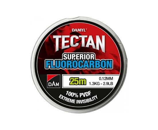 D.a.m. Флюорокарбоновая леска "Damyl Tectan Superior Fluorocarbon" (25m, 0.18mm) Монофильные шнуры 25m+