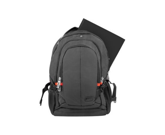 Natec Laptop Backpack Merino NTO-1703 Black, 15.6 ", Shoulder strap, Backpack