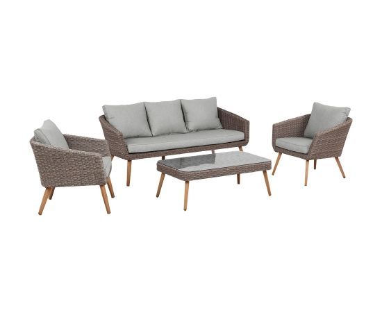 Комплект NORWAY диван, 2 кресла, журнальный столик