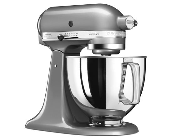 KitchenAid 5KSM125ECU 300W 4.8L Silver Virtuves kombaini