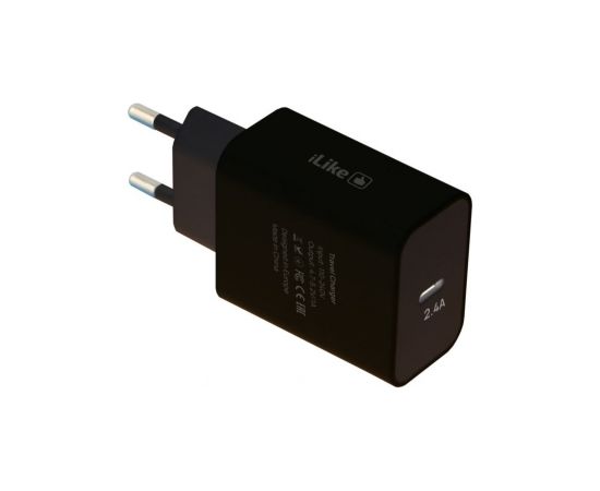 ILike  
 
       Type-C Travel Charger ITC02 2.4A 
     Black