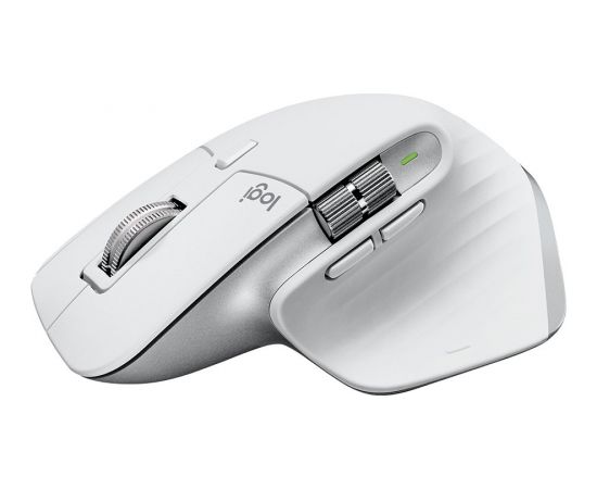 LOGITECH MX Master 3S bezvadu datorpele Balta/Pelēka